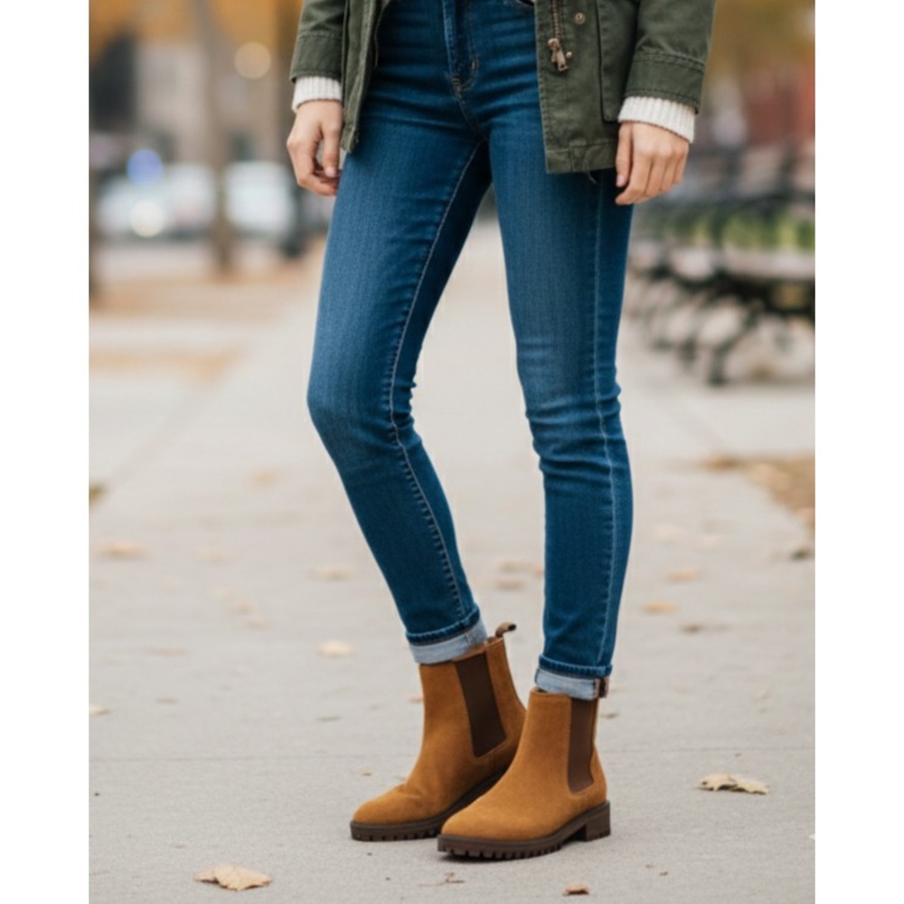 Usher Brown Ankle Boots